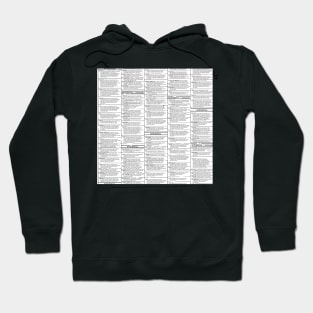 vintage newsprint personal ads Hoodie